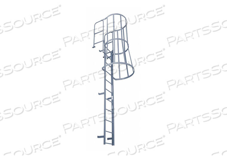 OEM#: F14WC C1 ФИКСИРОВАННАЯ ЛЕСТНИЦА С КАРКАСОМ БЕЗОПАСНОСТИ 13 ФУТОВ H. от Cotterman