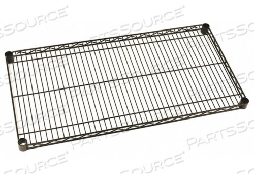 OEM#: 2436NBLMETRO SUPER ERECTA 2436NBL ПРОМЫШЛЕННАЯ ПРОВОЛОЧНАЯ ПОЛКА, ЧЕРНАЯ, 24 X 36 от Intermetro Industries (Emerson)