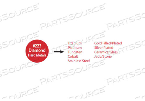 OEM#: 223#223 АЛМАЗНЫЙ АБРАЗИВНЫЙ ДИСК ДЛЯ ТВЕРДЫХ МЕТАЛЛОВ от Mooney & Co., Inc. (ранее M.W. Mooney & Co., Inc.)
