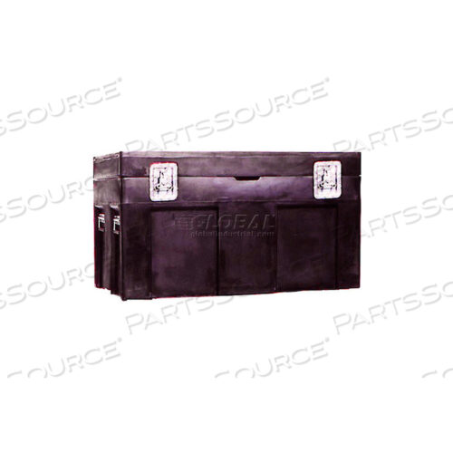 OEM#: SC-4524-1BKSHIPPING CONTAINER AND SITE BOX SC-4524-1 NO CASTERS - 45L X 22W X 31H, BLACK by Myton Industries