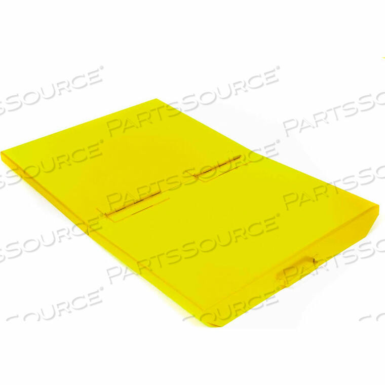 OEM#: 7533YL КРЫШКА С ОТКИДЫВАНИЕМ ДЛЯ 3/4 КУБ. ЯРДА. GLOBAL INDUSTRIAL САМОСБРОСНЫЙ БУНКЕР, ЖЕЛТЫЙ, от McCullough Industries, Inc.