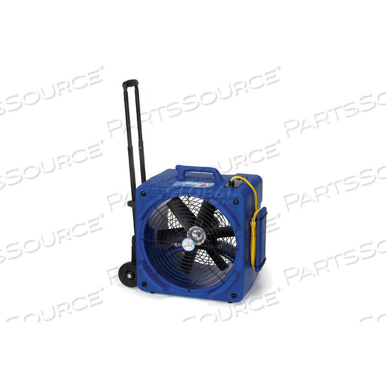 OEM#: PDF6WRDDOWNDRAFT СУШИЛКА ДЛЯ ПОЛА С РУЧКОЙ И КОЛЕСАМИ, 2 СКОРОСТИ, 1/4 л.с., 3500 куб.футов в минуту от Powr-Flite