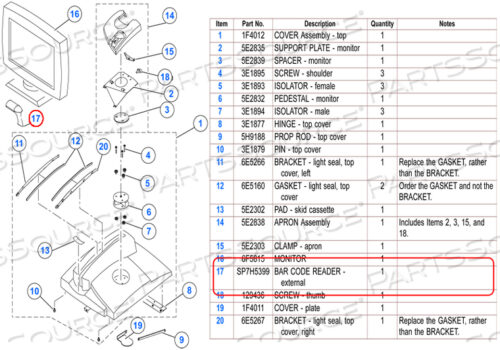 EXTERNAL BARCODE READER