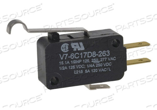 OEM#: V7-6C17D8-263МИНИ-ПЕРЕКЛЮЧАТЕЛЬ 15A SPDT SIMULTD РОЛИКОВЫЙ РЫЧАГ от Honeywell