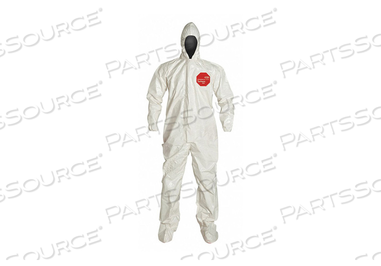 OEM#: SL122TWH4X000600Комбинезон с капюшоном и носком, белый, 4XL PK6 от DuPont