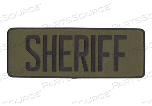OEM#: 5248EMBRDRD НАШИВКА ШЕРИФ ЧЕРНЫЙ НА ОЛИВКОВОМ ТЕМНО-СИНЕМ от Heros Pride