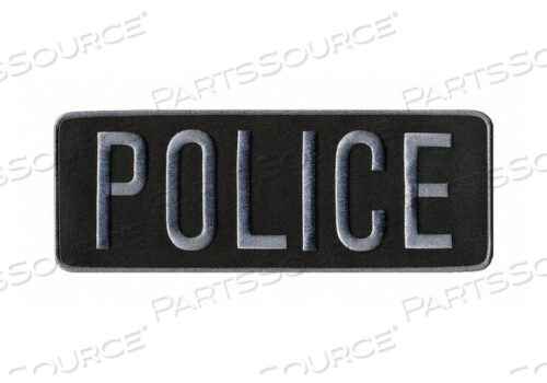 OEM#: 5251EMBRDRD PATCH POLICE DRK GREY ON BLCK от Heros Pride