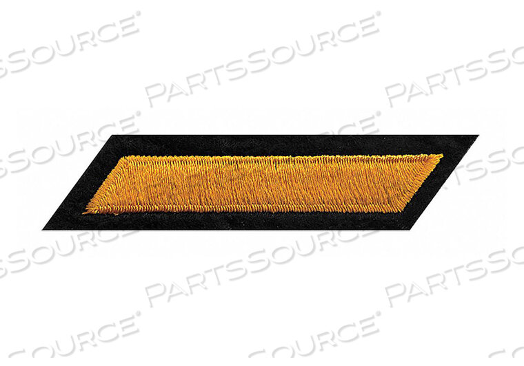 OEM#: 5372EMBRDRD PATCH HASHMARK DRK GOLD/BLK FLT от Heros Pride