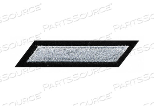 OEM#: 5373EMBRDRD PATCH HASHMARK WHT НА ЧЕРНОМ ВОЙЛОКЕ от Heros Pride