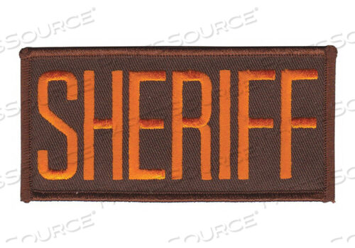 OEM#: 5727EMBRDRD PATCH SHERIFF DRK GOLD ON BROWN от Heros Pride
