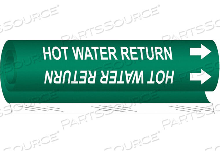 OEM#: 5831-OPIPE MARKER ВОЗВРАТ ГОРЯЧЕЙ ВОДЫ от Brady Americas