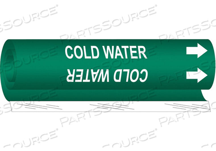 OEM#: 5658-OPIPE MARKER COLD WATER от Brady Americas
