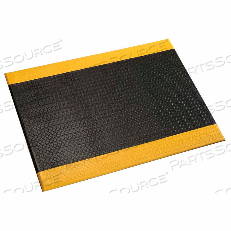 OEM#: 2057009033X4DIAMOND DELUXE МЯГКИЙ КОВРИК ДЛЯ НОГ ТОЛЩИНОЙ 1/2 3 X 4 ЧЕРНО-ЖЕЛТАЯ КАЙМА от Apache Inc.