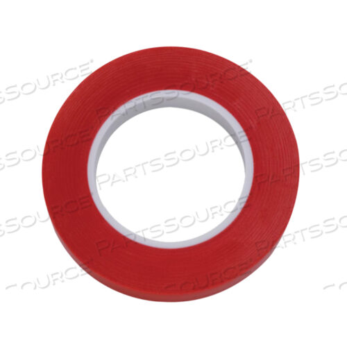 IDENTIFICATION ROLL TAPE, RED, 1/8 X 250