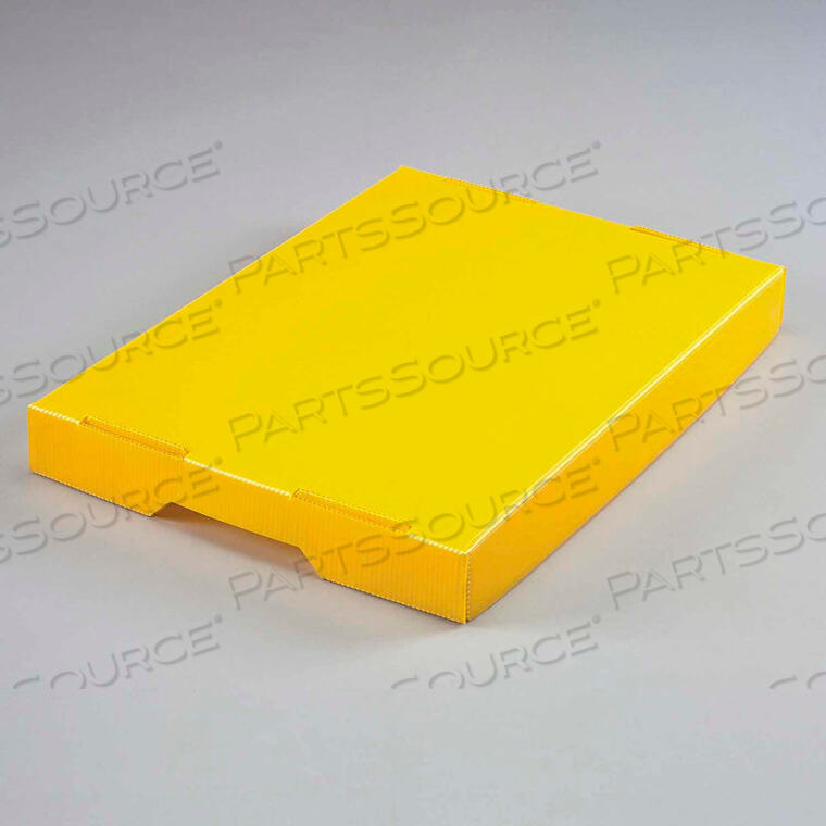 OEM#: 7532YГОФРИРОВАННАЯ ПЛАСТИКОВАЯ КРЫШКА ДЛЯ ПОЧТОВОЙ КОНТЕЙНЕРА ЖЕЛТАЯ от Minnesota Diversified Industries