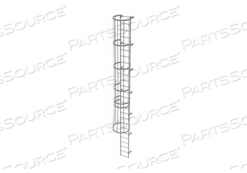 OEM#: WLFC1126FIXED LADDER W/ SAFETY CAGE STEEL 25 FT. by Tri-Arc