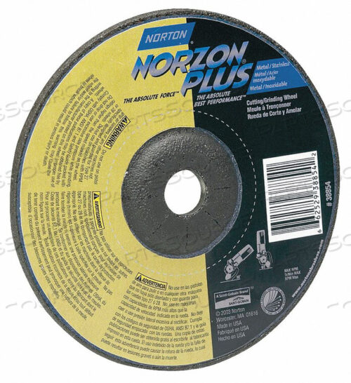 OEM#: 66252843328DEPRESSED CTR. WHEEL T27 4-1/2IN 7/8IN от Norton | Saint-Gobain Abrasives