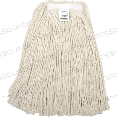 OEM#: 97724V-PL24 УНЦИИ. ХЛОПКОВАЯ НАСАДКА ДЛЯ ШВАБРЫ С ОБРЕЗАННЫМ КОНЦОМ, 4 СЛОЯ, УЗКАЯ ЛЕНТА от Next Step Products