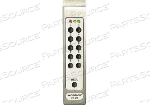 OEM#: DK-26SSКЛАВИАТУРА КОНТРОЛЯ ДОСТУПА 59 КОД ПОЛЬЗОВАТЕЛЯ от Securitron