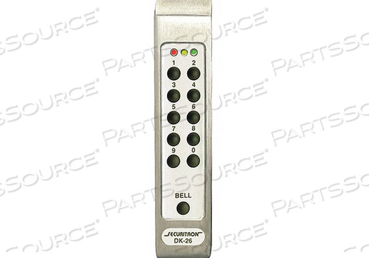 OEM#: DK-26SSКЛАВИАТУРА КОНТРОЛЯ ДОСТУПА 59 КОД ПОЛЬЗОВАТЕЛЯ от Securitron
