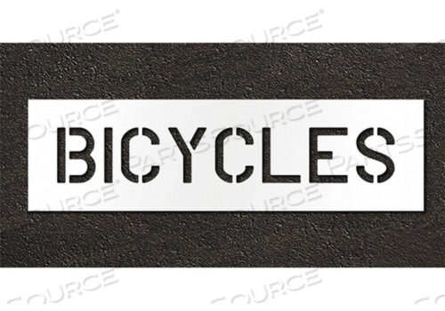 OEM#: STL-116-70618ТРАФАРЕТ ДЛЯ ТРОТУАРНОГО ВЕЛОСИПЕДА 6 ДЮЙМОВ от RAE Products & Chemicals Corp.