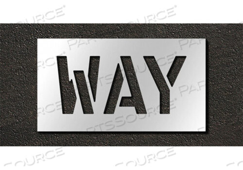 OEM#: STL-116-71010PAVEMENT STENCIL WAY 10 IN by RAE Products & Chemicals Corp.