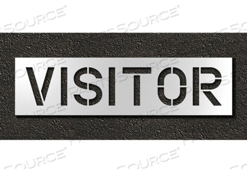 OEM#: STL-116-71234ТРАФАРЕТ ДЛЯ ТРОТУАРНОЙ ПЛАСТИКОВОЙ ДЕКОРАЦИИ VISITOR 12 ДЮЙМОВ от RAE Products & Chemicals Corp.