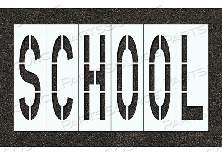 OEM#: STL-116-79623ТРАФАРЕТ ДЛЯ ТРОТУАРНОЙ ШКОЛЫ 96 ДЮЙМОВ от RAE Products & Chemicals Corp.