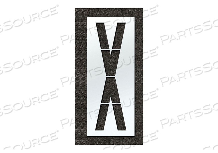 OEM#: STL-108-F108XAIRPORT PAVEMENT STENCIL X 108 IN by RAE Products & Chemicals Corp.
