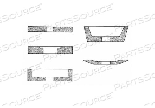 OEM#: 66253364365ШЛИФОВАЛЬНЫЙ КРУГ 14X1.5X5 REC1/S 8X1/2 60G от Norton | Saint-Gobain Abrasives