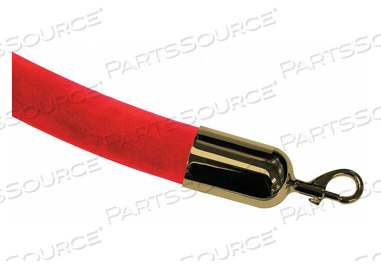 OEM#: ROPE-VELR-22-06/0-2-SNAP-2PБАРЬЕРНЫЙ КАНАТ 1-1/2 ДЮЙМА X 6 ФУТОВ КРАСНЫЙ от Lawrence Metal