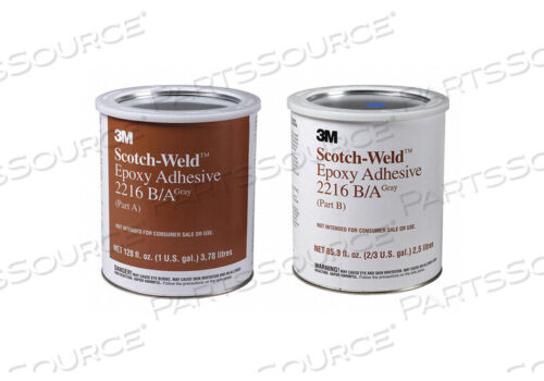 OEM#: 2216Комплект эпоксидного клея 1 галлон, серый, PK2 от 3M Consumer