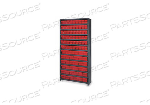 OEM#: CL1875-624RDD5601 ЗАКРЫТЫЙ СТЕЛЛАЖ ДЛЯ ЯЩИКОВ 75 H 90 ЯЩИКОВ КРАСНЫЙ от Quantum Storage Systems