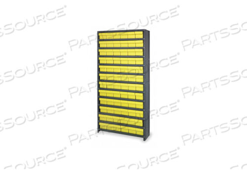 OEM#: CL1275-601YLD5587 ЗАКРЫТЫЙ СТЕЛЛАЖ ДЛЯ ЯЩИКОВ 75 H 72 ЯЩИКА ЖЕЛТЫЙ от Quantum Storage Systems
