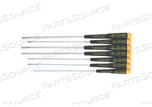 OEM#: 273937 ПРЕДМЕТОВ ESD SAFE PRECISION EXTRA LONG SCREWDRIVSET от Wiha Tools