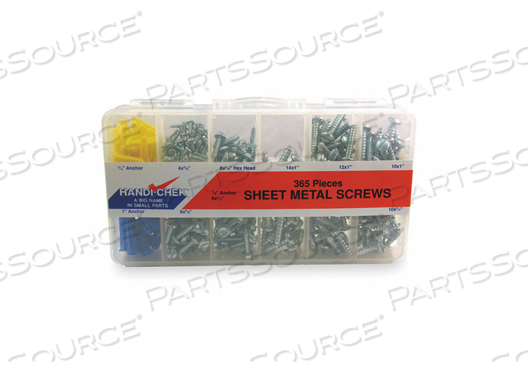 OEM#: WWG-DISP-SCREW365ШУРУП ДЛЯ ЛИСТОВОГО МЕТАЛЛА ИЗ ЦИНК 365 PC от ITW