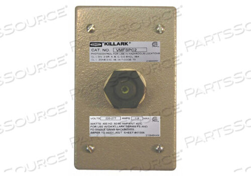 OEM#: VMFSPC2PHOTOCELL ДЛЯ VM NV2 от Hubbell Power Systems