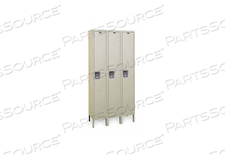 OEM#: UY3228-1A-PTWRDRB LOCKR SOLID 3 WIDE 1 TIER TAN от Hallowell