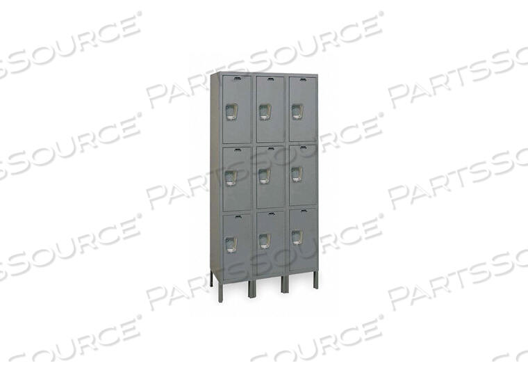 OEM#: UY3288-3A-HGШКАФ ДЛЯ ГАРДЕРОБА, ШИРИНА 3, 3 ЯРУСА, СЕРЫЙ, от Hallowell