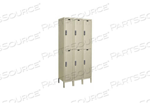OEM#: UEL3258-2PTWRDRB LOCKR LVRD 3 WIDE 2 TIER TAN от Hallowell