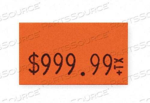 OEM#: 90945КОМПЛЕКТ ЦЕННИКОВ 1-СТРОЧНЫЙ КРАСНЫЙ PK3 от Garvey