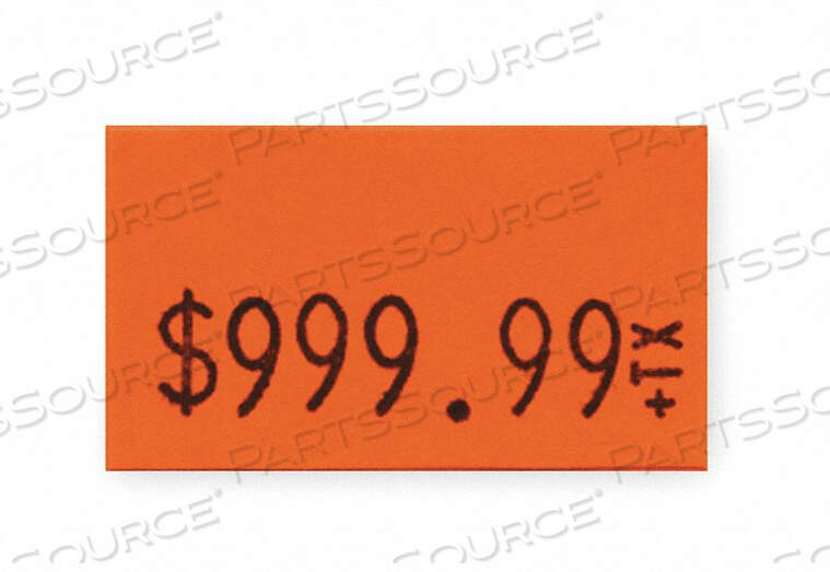 OEM#: 90945КОМПЛЕКТ ЦЕННИКОВ 1-СТРОЧНЫЙ КРАСНЫЙ PK3 от Garvey