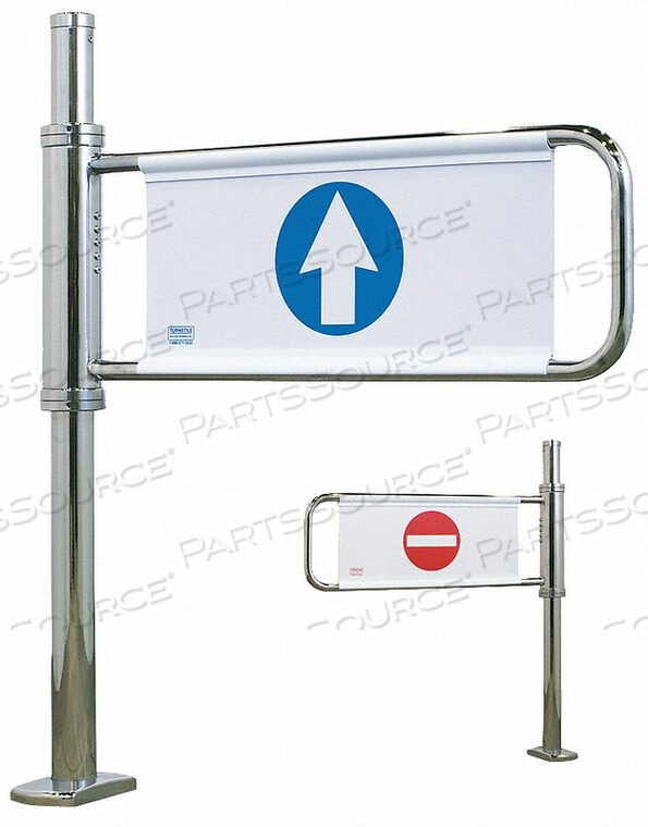 OEM#: 2001-S-САМОЗАКРЫВАЮЩИЕСЯ КАЛИТЫ С ЛЕВОСТОРОННИМ ВХОДОМ - МАТОВЫЙ ХРОМ от Turnstile Security Systems Inc.