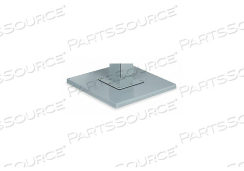 OEM#: WA24SBASEPEDESTAL BASE 24X24 SQ IN STEEL GRAY by Hubbell Power Systems