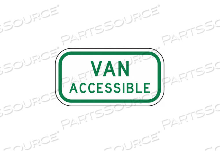 OEM#: R7-8A-12HAЗНАК ПАРКОВКИ ДЛЯ ИНВАЛИДОВ 6 H 12 W ALUM от Lyle Signs Inc.