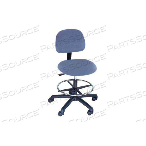 OEM#: 50-VCR BLUE-211CLEAN ROOM STOOL - LOW BACK - PNEUMATIC - BLUE by Industrial Seating