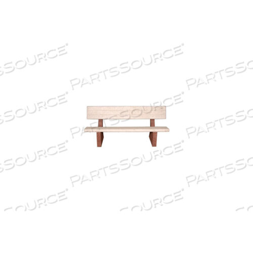 СКАМЬЯ КОММЕРЧЕСКАЯ CONCRETE 72 СО СПИНКОЙ