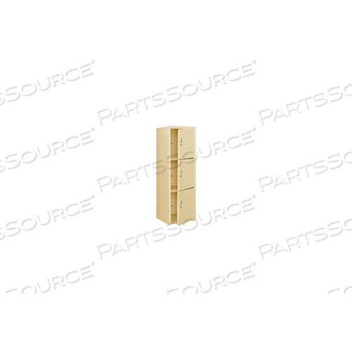 OEM#: DLCU-2424-3-PYTRIPLE TIER 3 DOOR HEAVY DUTY СВАРНОЙ СТАЛЬНОЙ ШКАФЧИК, 24WX24DX74H, PUTTY от Pucel Enterprises