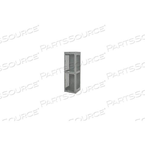 OEM#: DLCU-2424-3-PERFGYТРОЙНОЙ ТРЕХДВЕРНЫЙ ПРОЧНЫЙ ВЕНТИЛИРУЕМЫЙ СВАРНОЙ СТАЛЬНОЙ ШКАФЧИК, 24X24X72, СЕРЫЙ от Pucel Enterprises