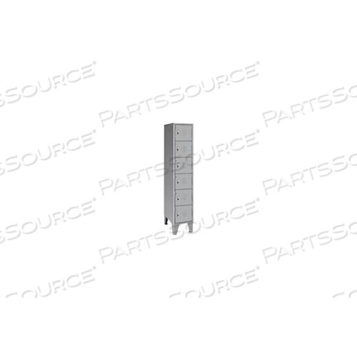 OEM#: MTL-1818-72GYSIX TIER 6 ДВЕРНЫЕ СВАРНЫЕ СТАЛЬНЫЕ ШКАФЧИКИ, 18WX18DX72H, СЕРЫЕ от Pucel Enterprises